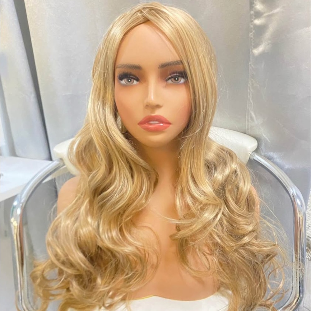 Blonde Wavy Hair Wig